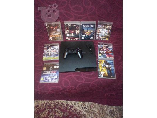 PoulaTo: ΠΩΛΕΙΤΑΙ ΚΟΝΣΟΛΑ PLAYSTATION 3 160 GB ΜΕ 8 ΠΑΙΧΝΙΔΙΑ