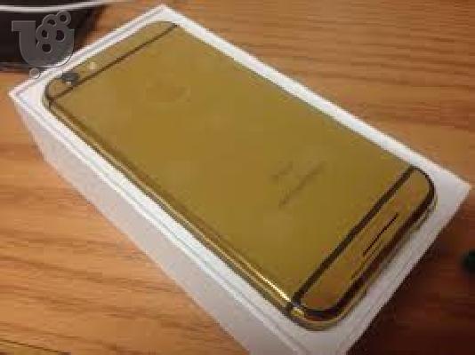 Apple Iphone 6 Plus - 128gb 24k Gold Plated /Gold and Black/Factory Unlocked/ Internationa...