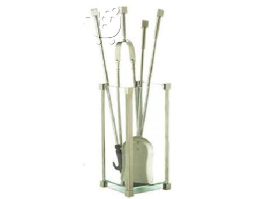 Fireplace accessories σετ τζακιου παραβαν πυριμαχα κρυσταλλα ειδη αξεσουαρ ποικιλια 500 τε...