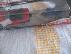 PoulaTo: 1/60  majorette MUSTANG+TRAILER WITH MOTO RED