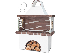 PoulaTo: Ψησταριές κήπου – Barbecue garden - BBQ  με καφέ πυρότουβλο, code 0102 SXISTOLITHOS...