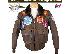 PoulaTo: Top Gun G-1 Leather Flight Jacket (Ανδρικό δερμάτινο Μπουφάν)