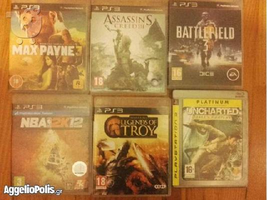PoulaTo: Πωλούνται 6 παιχνίδια κονσόλας PS3