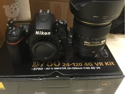 PoulaTo: Nikon D750 FX-format Digital SLR Camera With 24-120mm f/4G ED VR Lens