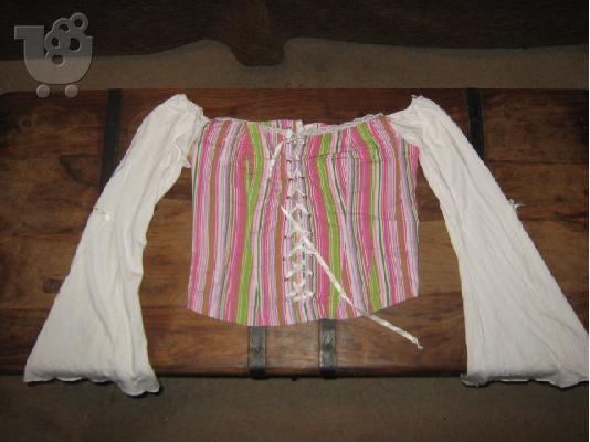 PoulaTo: lunne μπλουζα με μακρια μανικια που φαρδαινουν στο τελειωμα (γινεται και εξωμη) για κοριτσι 12-14 ετων 0536