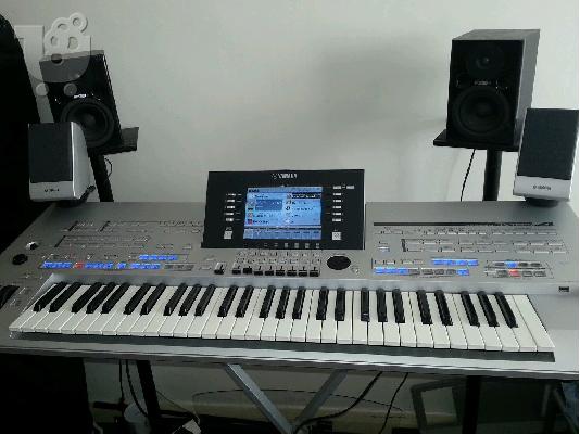 PoulaTo: Yamaha performance keyboard Tyros 5, 76 key ER Music Special Bundle, Hard case, Stand, Bench