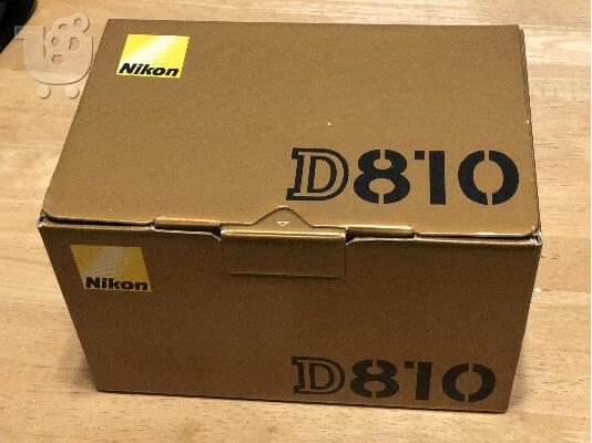 PoulaTo: Nikon D810 Ψηφιακή φωτογραφική μηχανή SLR 36,3MP - μαύρη
