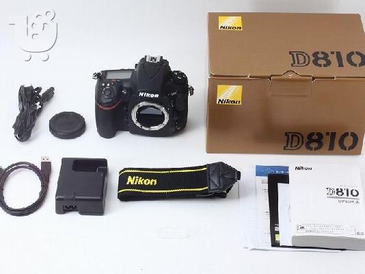 PoulaTo: Nikon D810 DSLR φωτογραφική μηχανή (Μόνο Σώμα)