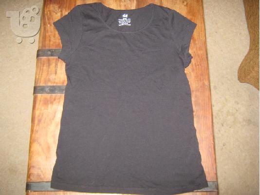PoulaTo: h & m μαυρο μακο μπλουζακι για κοριτσι 8-10 ετων (αφορετο) 0506
