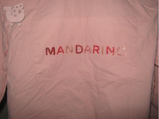 0587 Mandarino ντουμπλ-φας, ροζ μπουφαν ανοιξιατικο (χωρις επενδυση) για κοριτσι 8 ετων....
