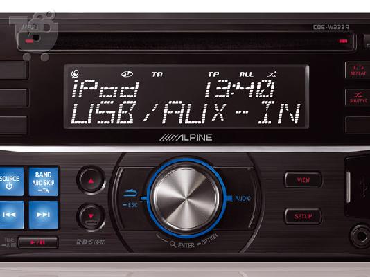 PoulaTo: Radio CD MP3 USB 2 DIN Alpine CDE-W233R
