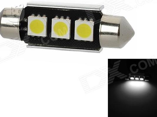 PoulaTo: Led Canbus Σωληνωτό 3 SMD White 36mm
