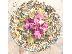 PoulaTo: στρόγγυλο πιάτο διακοσμητικό 30 cm με λουλούδια